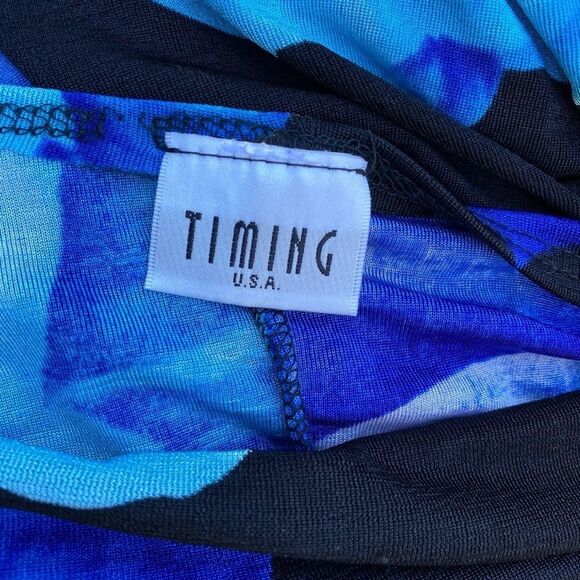 Timing‎ Blue Floral Dress - Picture 8 of 9